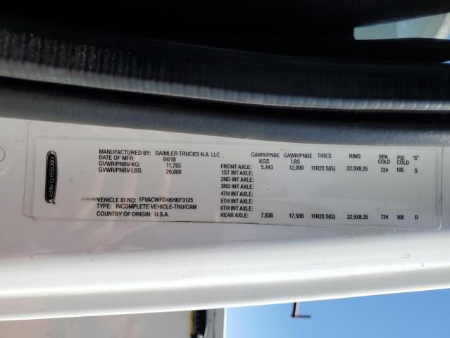 1FVACWFD4KHKF3125 - 2019 FREIGHTLINER M2 106 MEDIUM DUTY WHITE photo 12