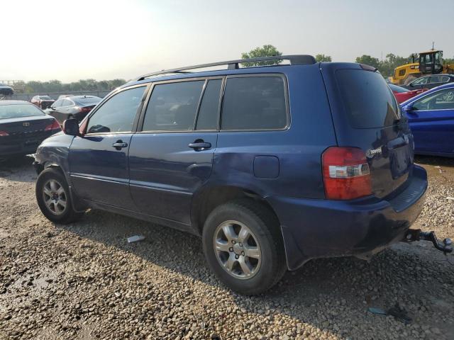 JTEEP21A040028564 - 2004 TOYOTA HIGHLANDER BLUE photo 2