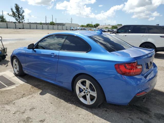 WBA1J7C55GV359470 - 2016 BMW M235I BLUE photo 2