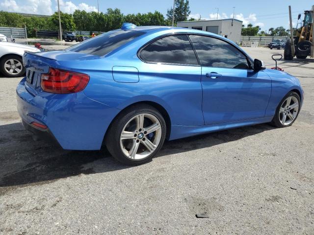 WBA1J7C55GV359470 - 2016 BMW M235I BLUE photo 3