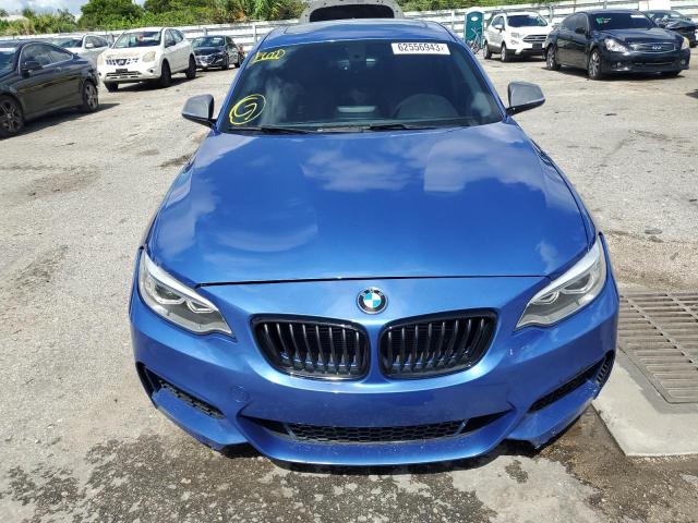 WBA1J7C55GV359470 - 2016 BMW M235I BLUE photo 5