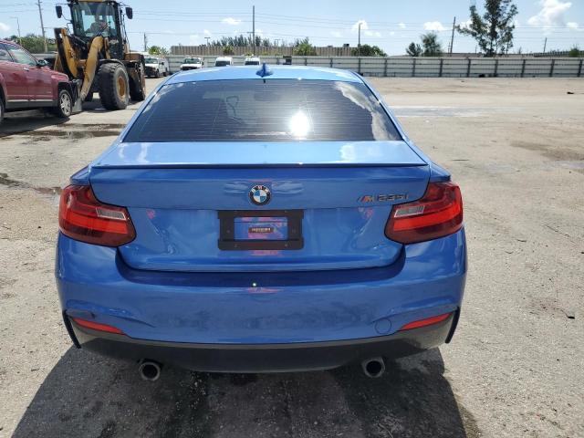 WBA1J7C55GV359470 - 2016 BMW M235I BLUE photo 6