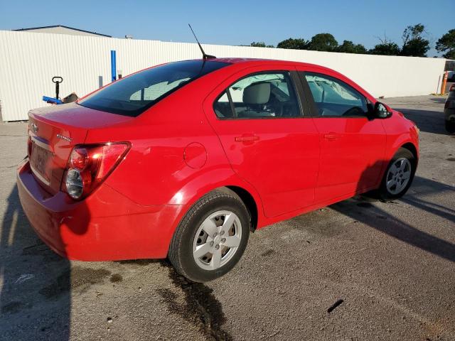 1G1JA5SH1E4173553 - 2014 CHEVROLET SONIC LS RED photo 3