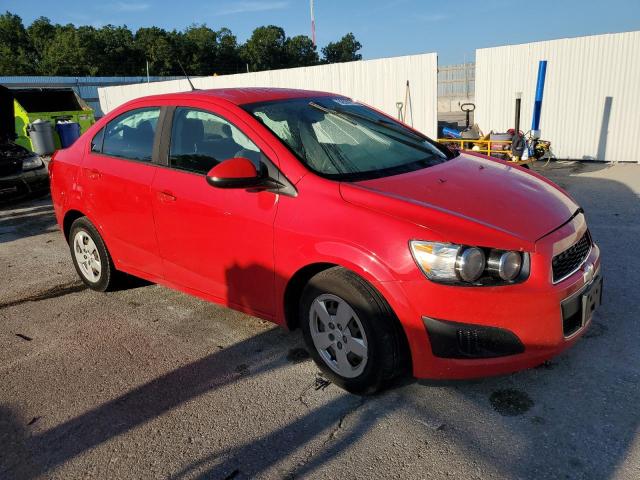 1G1JA5SH1E4173553 - 2014 CHEVROLET SONIC LS RED photo 4