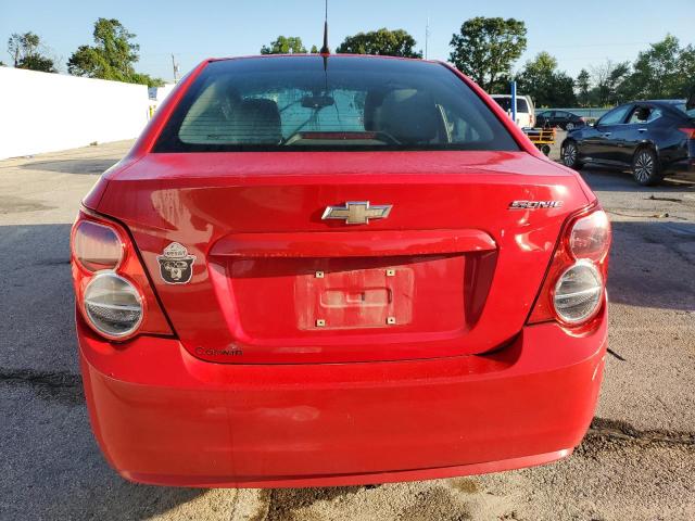 1G1JA5SH1E4173553 - 2014 CHEVROLET SONIC LS RED photo 6