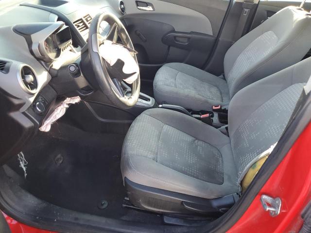 1G1JA5SH1E4173553 - 2014 CHEVROLET SONIC LS RED photo 7