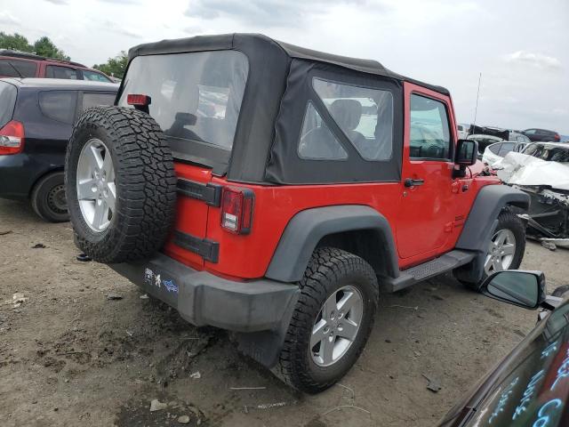 1C4AJWAG9FL608042 - 2015 JEEP WRANGLER SPORT RED photo 3