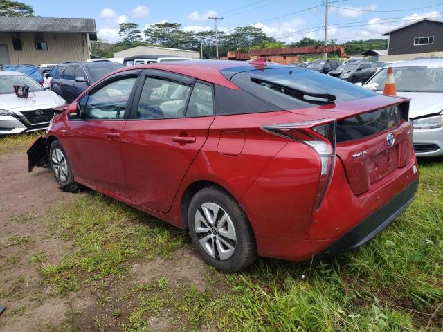 JTDKARFU5H3540815 - 2017 TOYOTA PRIUS 红色 照片 2