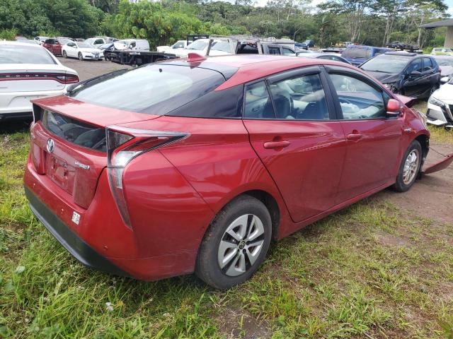 JTDKARFU5H3540815 - 2017 TOYOTA PRIUS 红色 照片 3