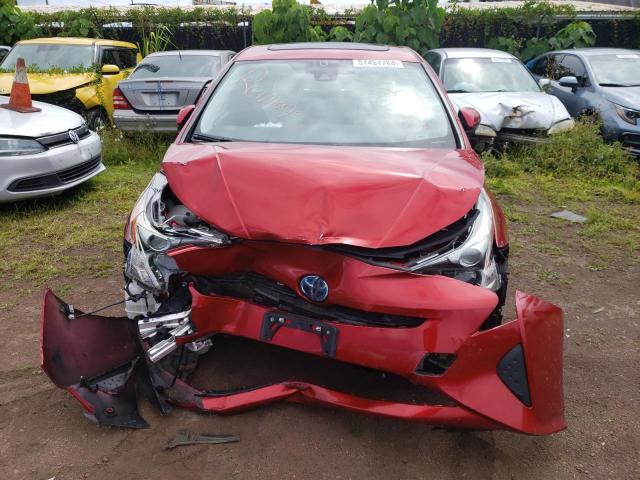 JTDKARFU5H3540815 - 2017 TOYOTA PRIUS 红色 照片 5