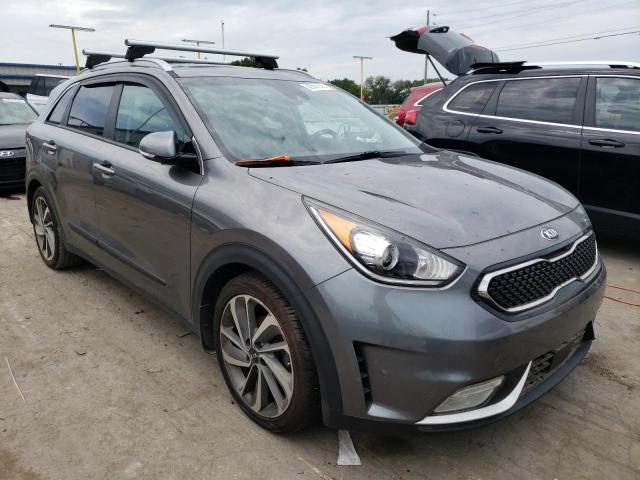 KNDCE3LC5H5043916 - 2017 KIA NIRO EX TOURING GRAY photo 4