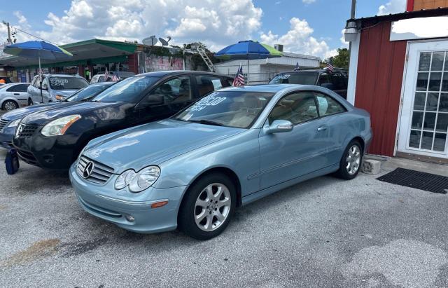 WDBTJ65J73F055575 - 2003 MERCEDES-BENZ CLK 320C BLUE photo 2