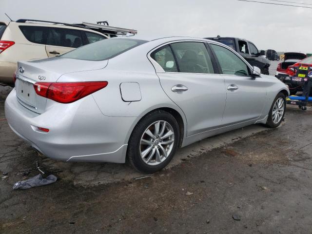 JN1BV7AR9EM697140 - 2014 INFINITI Q50 BASE GRAY photo 3