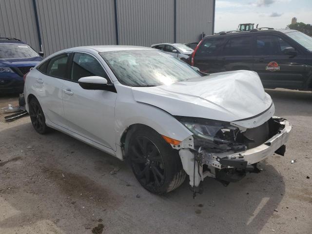 2HGFC2F81KH586430 - 2019 HONDA CIVIC SPORT WHITE photo 4