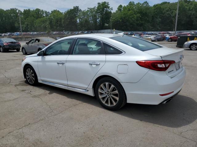 5NPE34AF2GH351285 - 2016 HYUNDAI SONATA SPORT WHITE photo 2
