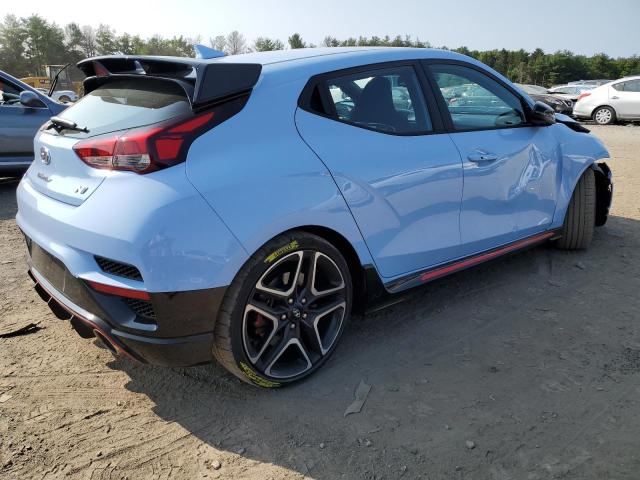 KMHT36AHXNU014964 - 2022 HYUNDAI VELOSTER N BLUE photo 3