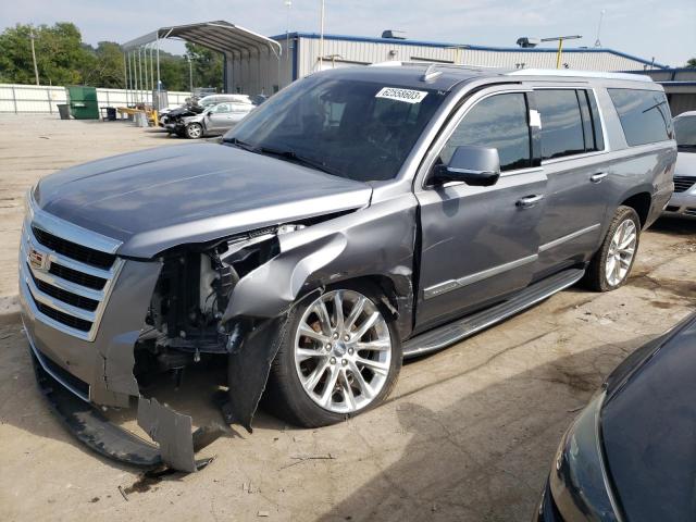 1GYS4HKJ1KR187114 - 2019 CADILLAC ESCALADE ESV LUXURY GRAY photo 1