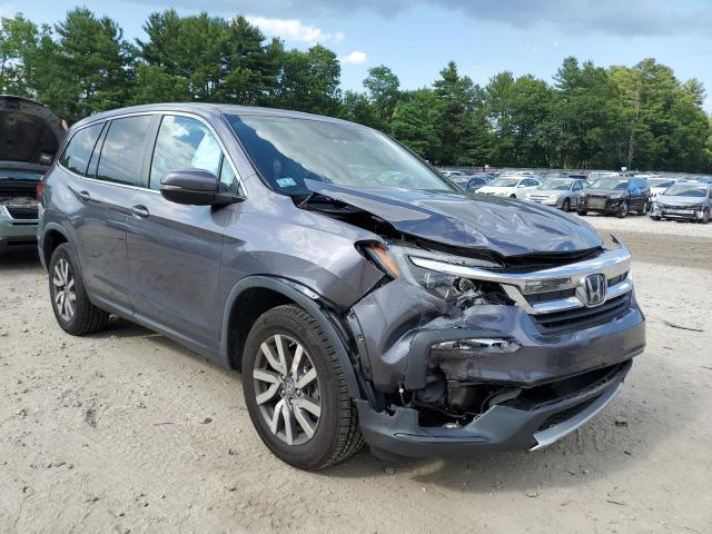 5FNYF6H53MB011182 - 2021 HONDA PILOT EXL GRAY photo 4