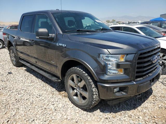 1FTEW1EP9FFB99572 - 2015 FORD F150 SUPERCREW GRAY photo 4