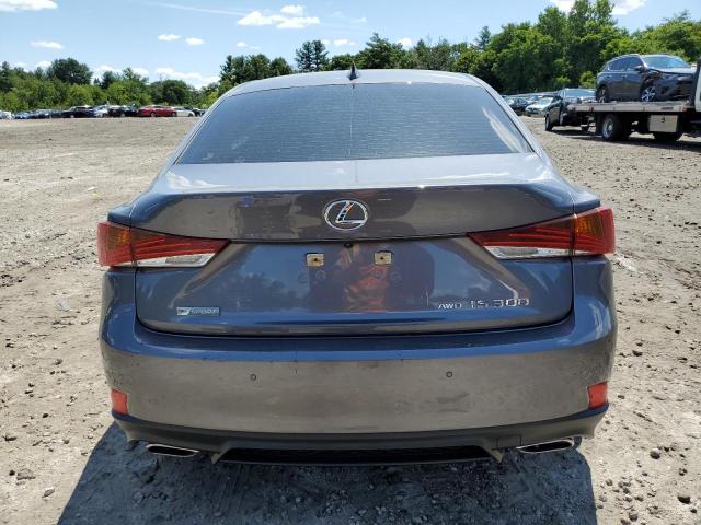 JTHG81F24L5043140 - 2020 LEXUS IS 300 F-SPORT GRAY photo 6