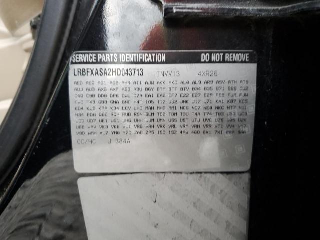 LRBFXASA2HD043713 - 2017 BUICK ENVISION PREFERRED BLACK photo 14