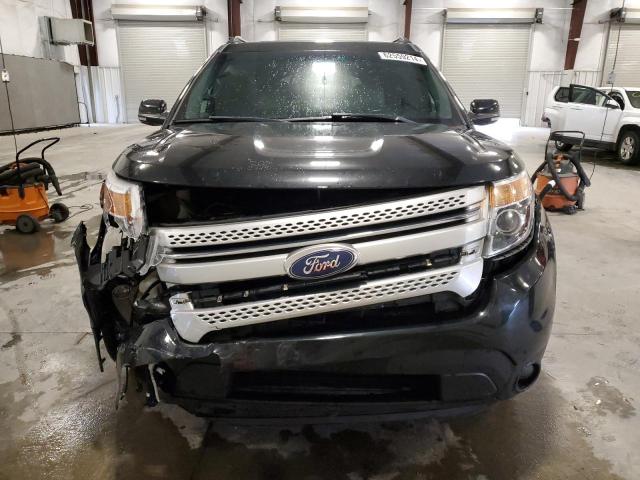 1FM5K8D86EGB36707 - 2014 FORD EXPLORER XLT BLACK photo 5