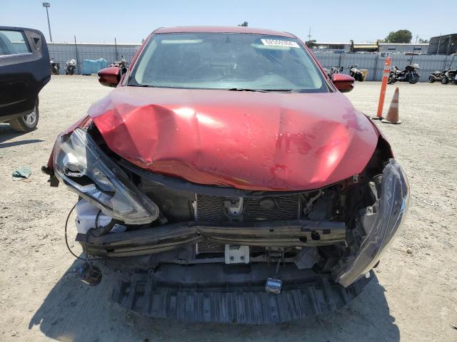 3N1AB7AP8KY395107 - 2019 NISSAN SENTRA S RED photo 5