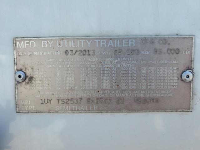 1UYTS2537EA870501 - 2014 UTILITY TRAILER GRAY photo 10