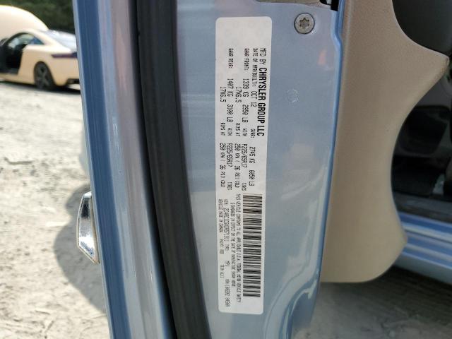 2C4RC1CGXDR571911 - 2013 CHRYSLER TOWN & COU TOURING L BLUE photo 13