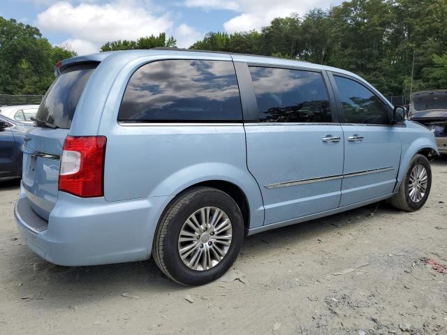 2C4RC1CGXDR571911 - 2013 CHRYSLER TOWN & COU TOURING L BLUE photo 3