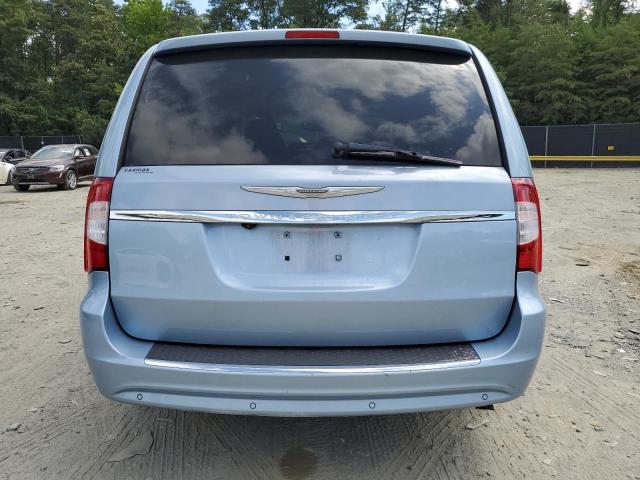 2C4RC1CGXDR571911 - 2013 CHRYSLER TOWN & COU TOURING L BLUE photo 6