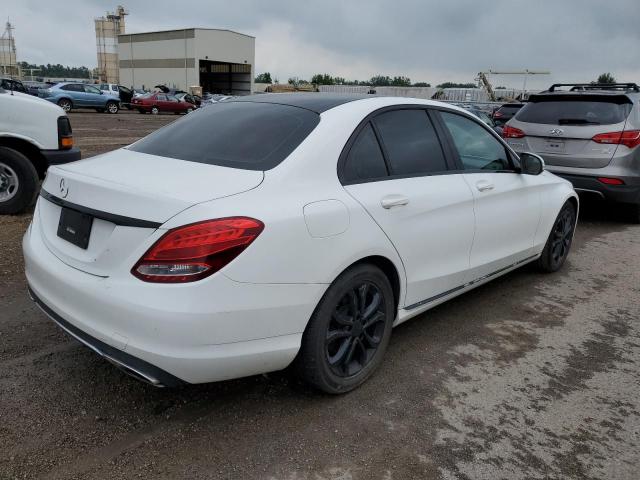 55SWF4JB6FU053665 - 2015 MERCEDES-BENZ C 300 WHITE photo 3