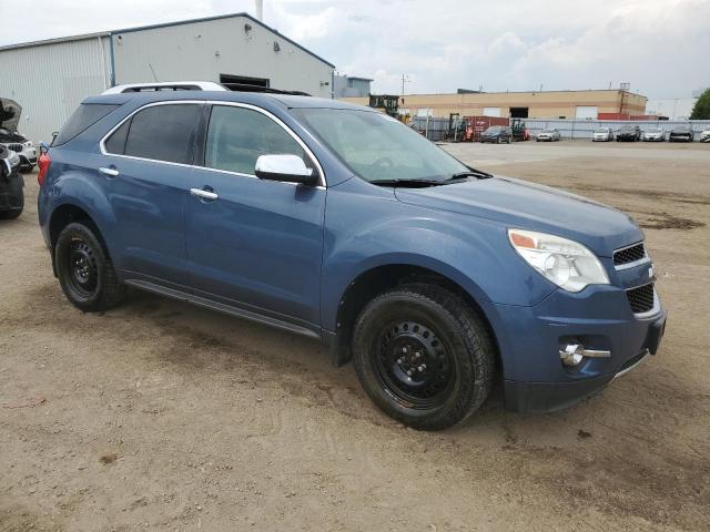 2GNFLGE56C6261781 - 2012 CHEVROLET EQUINOX LTZ BLUE photo 4