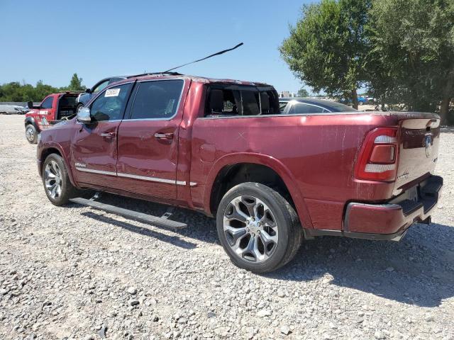 1C6SRFHT9KN594696 - 2019 RAM 1500 LIMITED RED photo 2