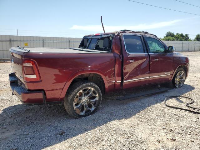 1C6SRFHT9KN594696 - 2019 RAM 1500 LIMITED RED photo 3