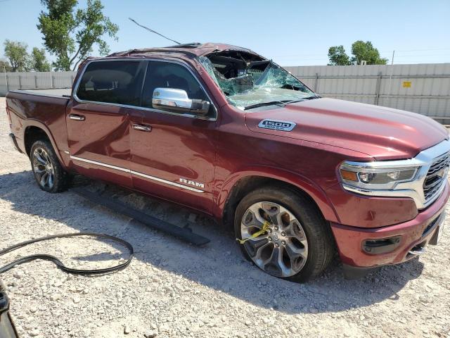 1C6SRFHT9KN594696 - 2019 RAM 1500 LIMITED RED photo 4