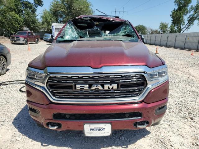 1C6SRFHT9KN594696 - 2019 RAM 1500 LIMITED RED photo 5