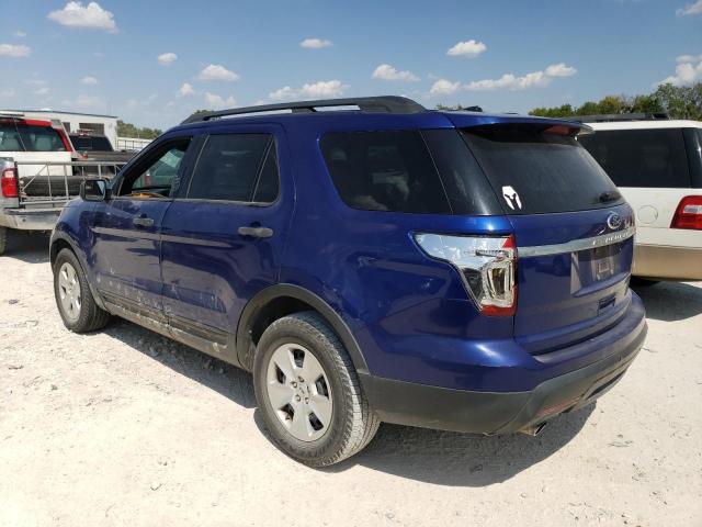 1FM5K7B88EGA27260 - 2014 FORD EXPLORER BLUE photo 2