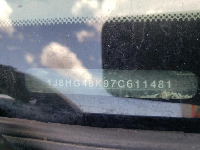 1J8HG48K97C611481 - 2007 JEEP COMMANDER 蓝色 照片 13