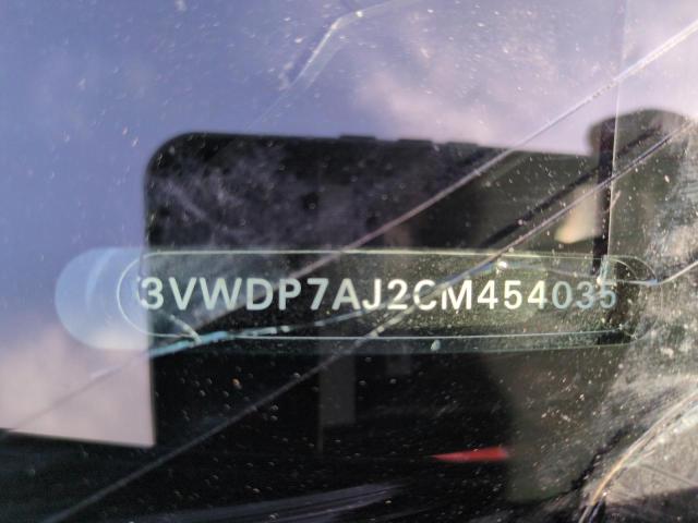 3VWDP7AJ2CM454035 - 2012 VOLKSWAGEN JETTA SE 黑色 照片 12