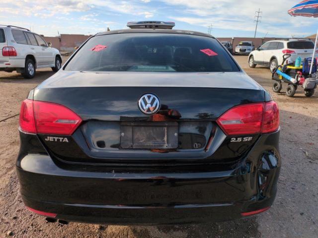 3VWDP7AJ2CM454035 - 2012 VOLKSWAGEN JETTA SE 黑色 照片 6