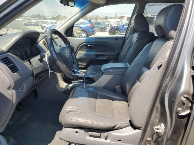 5FNYF18728B036455 - 2008 HONDA PILOT EXL GRAY photo 7