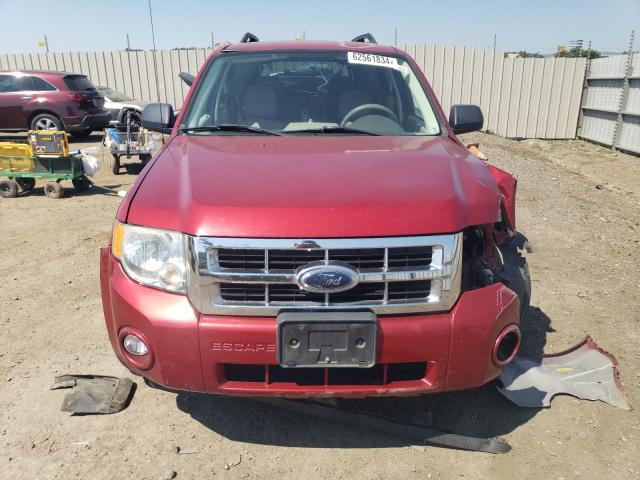 1FMCU931X8KB68489 - 2008 FORD ESCAPE XLT RED photo 5