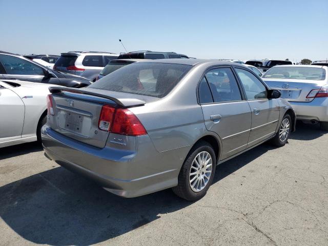 2HGES165X5H630217 - 2005 HONDA CIVIC LX GRAY photo 3