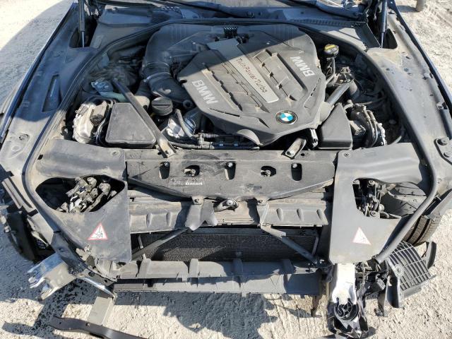 WBA6B2C5XFGB99730 - 2015 BMW 650 I GRAN COUPE BLACK photo 11