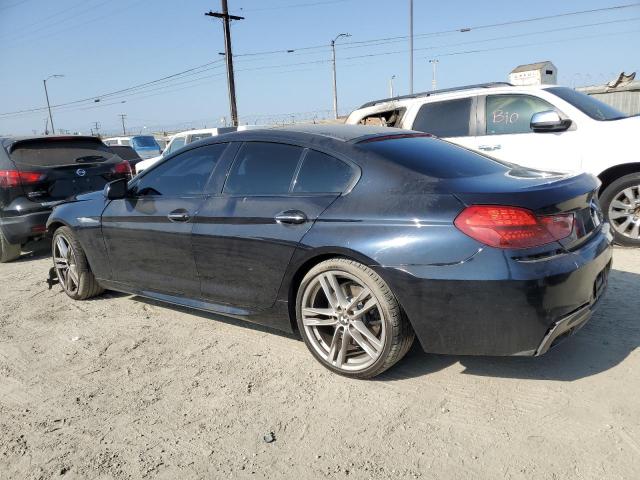 WBA6B2C5XFGB99730 - 2015 BMW 650 I GRAN COUPE BLACK photo 2