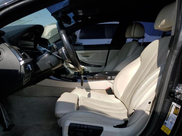 WBA6B2C5XFGB99730 - 2015 BMW 650 I GRAN COUPE BLACK photo 7