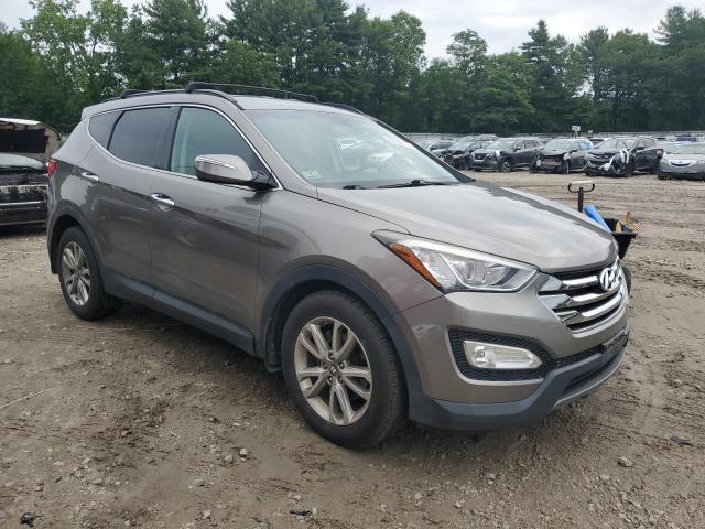 5XYZUDLA2EG216926 - 2014 HYUNDAI SANTA FE S TAN photo 4