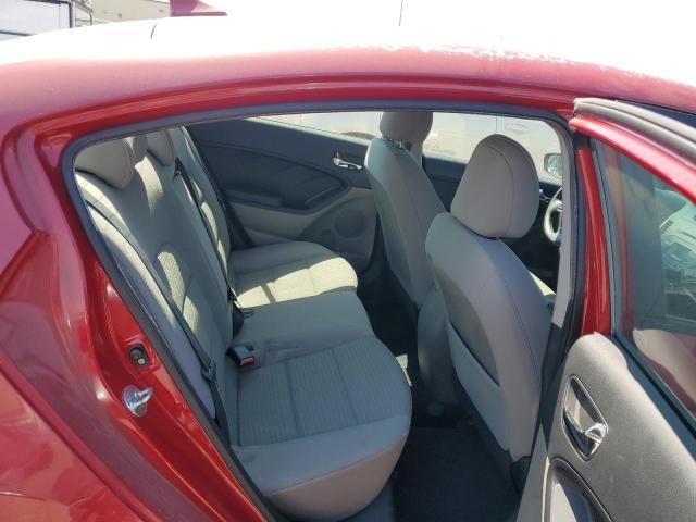 KNAFX4A61F5257340 - 2015 KIA FORTE LX RED photo 10