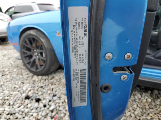 2C3CDZFJ8KH719425 - 2019 DODGE CHALLENGER R/T SCAT PACK BLUE photo 13